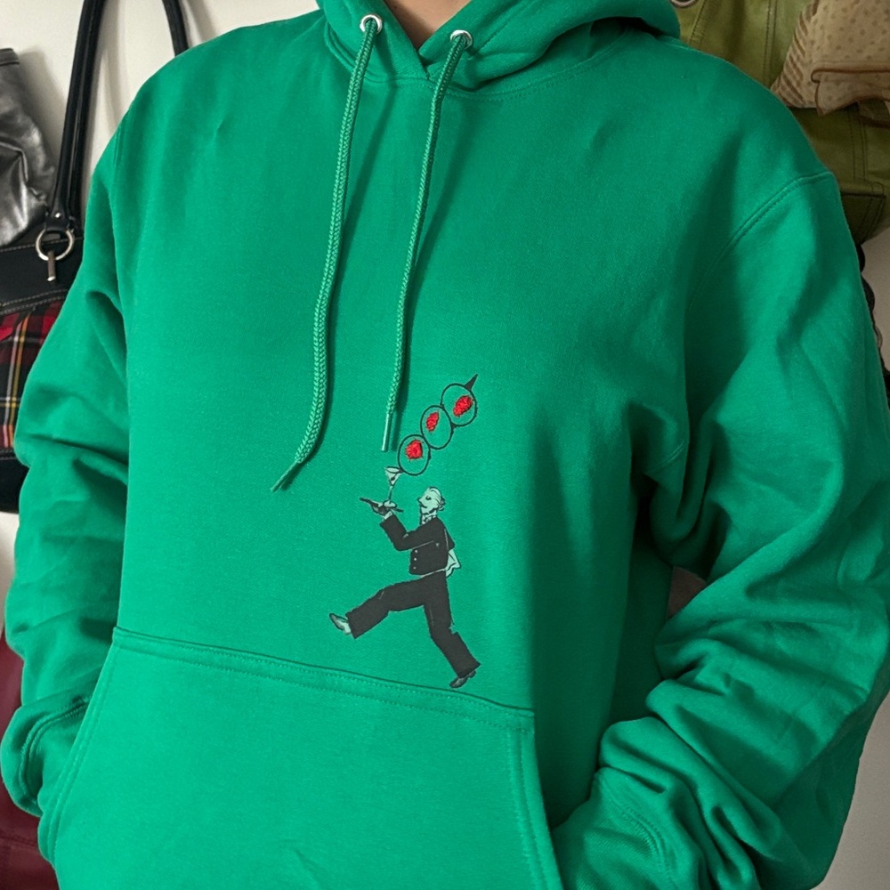 Green Martini Olive Hoodie
